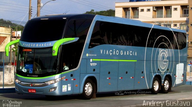 Viação Garcia 7877 na cidade de Balneário Camboriú, Santa Catarina, Brasil, por Andrey Gustavo. ID da foto: 5523755.