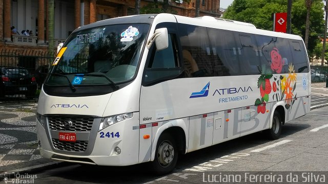 Viação Atibaia São Paulo 2414 na cidade de São Paulo, São Paulo, Brasil, por Luciano Ferreira da Silva. Número da foto: #5523124.