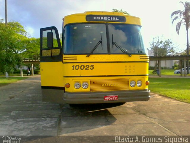 Viação Itapemirim 10025 na cidade de Vitória, Espírito Santo, Brasil, por Otávio Augusto Gomes Siqueira. ID da foto: 5523855.