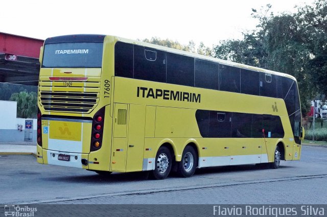 Viação Itapemirim 17609 na cidade de Queluz, São Paulo, Brasil, por Flavio Rodrigues Silva. Número da foto: #5523840.