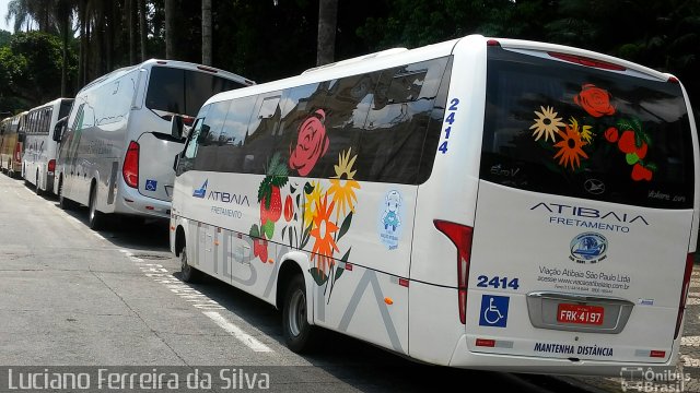 Viação Atibaia São Paulo 2414 na cidade de São Paulo, São Paulo, Brasil, por Luciano Ferreira da Silva. ID da foto: 5523126.