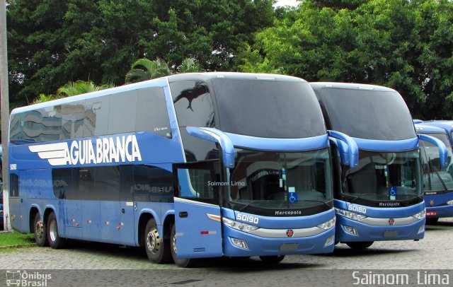 Viação Águia Branca 50190 na cidade de Cariacica, Espírito Santo, Brasil, por Saimom  Lima. ID da foto: 5523632.