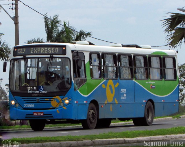 Viação Grande Vitória 23065 na cidade de Vitória, Espírito Santo, Brasil, por Saimom  Lima. ID da foto: 5523561.