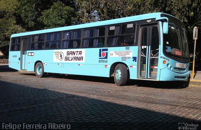 Empresa de Transportes Santa Silvana 41035 na cidade de Pelotas, Rio Grande do Sul, Brasil, por Felipe Ferreira Ribeiro. ID da foto: 5522654.