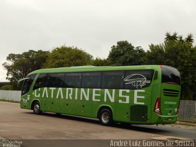 Auto Viação Catarinense 3360 na cidade de Curitiba, Paraná, Brasil, por André Luiz Gomes de Souza. ID da foto: 5523484.