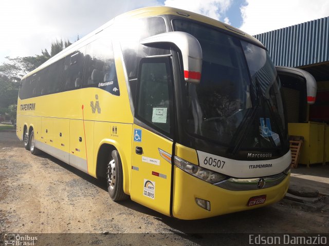 Viação Itapemirim 60507 na cidade de Salvador, Bahia, Brasil, por Edson Damazio. Número da foto: #5522803.