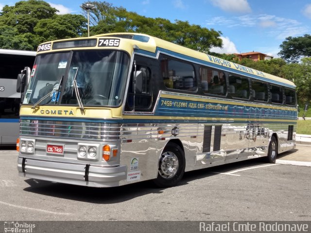 Viação Cometa 7455 na cidade de São Paulo, São Paulo, Brasil, por Rafael Cmte Rodonave. ID da foto: 5524980.