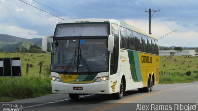 Empresa Gontijo de Transportes 21190 na cidade de Roseira, São Paulo, Brasil, por Alex Ramos Ribeiro. ID da foto: 5525684.