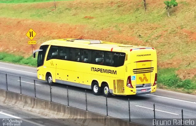 Viação Itapemirim 60561 na cidade de Taubaté, São Paulo, Brasil, por Bruno Rabelo. Número da foto: #5525196.