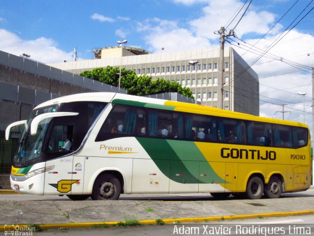 Empresa Gontijo de Transportes 19010 na cidade de Santos, São Paulo, Brasil, por Adam Xavier Rodrigues Lima. Número da foto: #5525352.