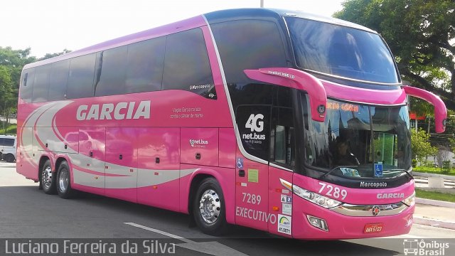 Viação Garcia 7289 na cidade de São Paulo, São Paulo, Brasil, por Luciano Ferreira da Silva. Número da foto: #5525580.