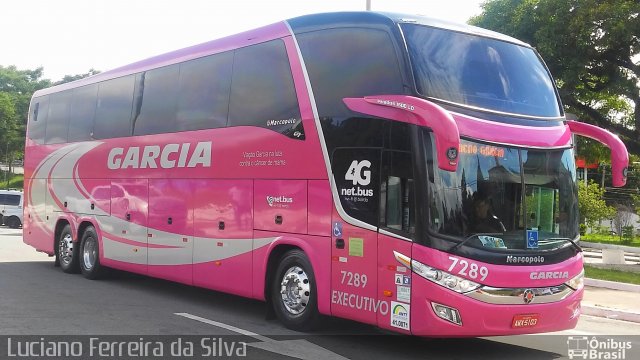 Viação Garcia 7289 na cidade de São Paulo, São Paulo, Brasil, por Luciano Ferreira da Silva. ID da foto: 5525580.