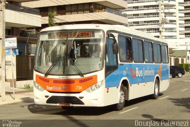 TopBus Jardineira 714 na cidade de Fortaleza, Ceará, Brasil, por Douglas Paternezi. ID da foto: 5525794.