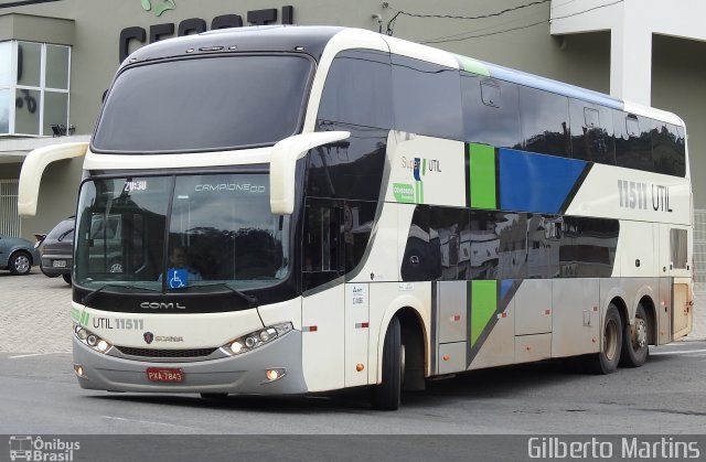 UTIL - União Transporte Interestadual de Luxo 11511 na cidade de Juiz de Fora, Minas Gerais, Brasil, por Gilberto Martins. ID da foto: 5527142.