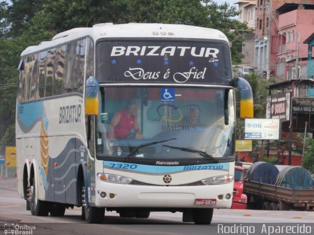 Brizatur 7320 na cidade de Conselheiro Lafaiete, Minas Gerais, Brasil, por Rodrigo  Aparecido. ID da foto: 5527946.