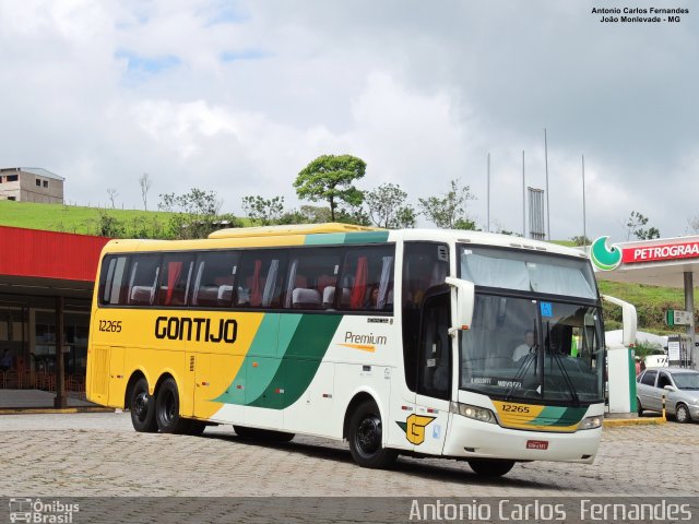 Empresa Gontijo de Transportes 12265 na cidade de João Monlevade, Minas Gerais, Brasil, por Antonio Carlos Fernandes. ID da foto: 5526398.