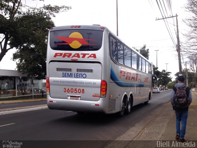 Expresso de Prata 360508 na cidade de São Manuel, São Paulo, Brasil, por Gabriel dos Santos Almeida. ID da foto: 5528378.