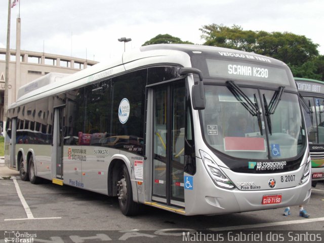 Viação Gato Preto 8 2007 na cidade de São Paulo, São Paulo, Brasil, por Matheus Gabriel dos Santos. Número da foto: #5527194.