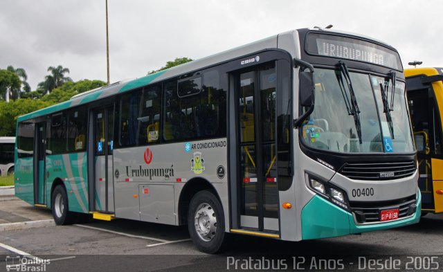 Auto Viação Urubupungá 00400 na cidade de São Paulo, São Paulo, Brasil, por Cristiano Soares da Silva. ID da foto: 5526435.