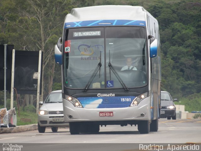 Viação Cometa 15101 na cidade de Conselheiro Lafaiete, Minas Gerais, Brasil, por Rodrigo  Aparecido. Número da foto: #5527858.