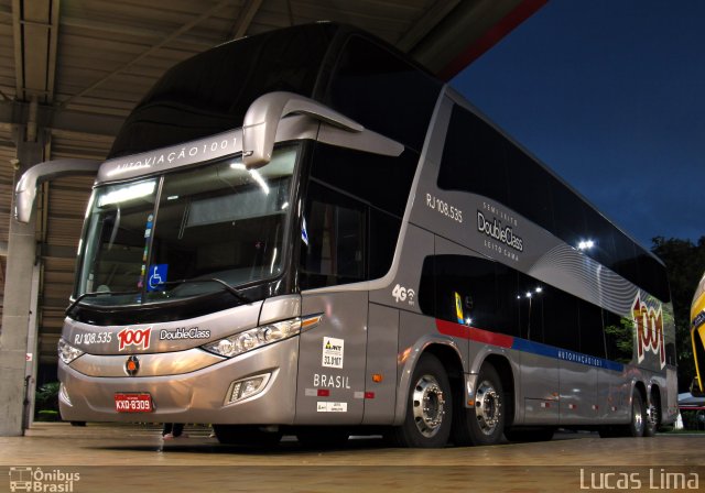 Auto Viação 1001 RJ 108.535 na cidade de Queluz, São Paulo, Brasil, por Lucas Lima. Número da foto: #5528223.