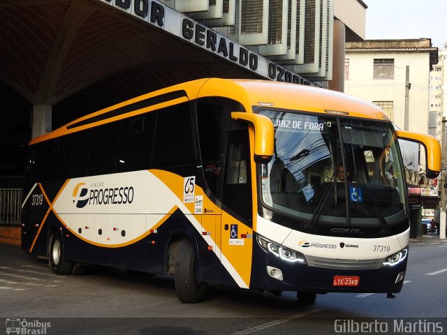 Viação Progresso 37319 na cidade de Barra Mansa, Rio de Janeiro, Brasil, por Gilberto Martins. ID da foto: 5527197.