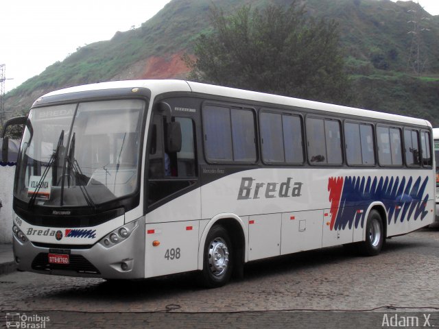 Breda Transportes e Serviços 498 na cidade de Cubatão, São Paulo, Brasil, por Adam Xavier Rodrigues Lima. Número da foto: #5528554.