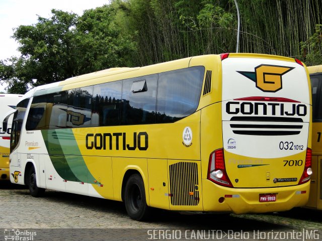 Empresa Gontijo de Transportes 7010 na cidade de Belo Horizonte, Minas Gerais, Brasil, por Sérgio Augusto Braga Canuto. Número da foto: #5529864.