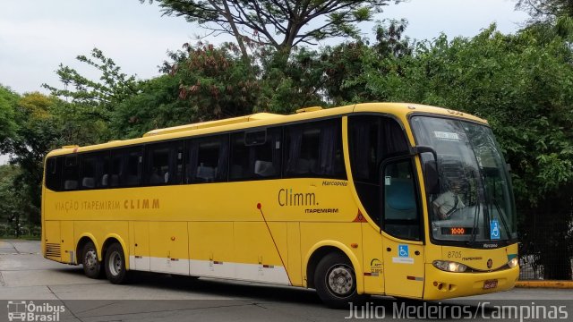 Viação Itapemirim 8705 na cidade de São Paulo, São Paulo, Brasil, por Julio Medeiros. Número da foto: #5531091.