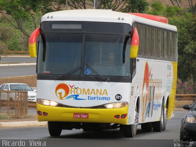 Romana Turismo 7667 na cidade de Núcleo Bandeirante, Distrito Federal, Brasil, por Ricardo Vieira. ID da foto: 5529018.