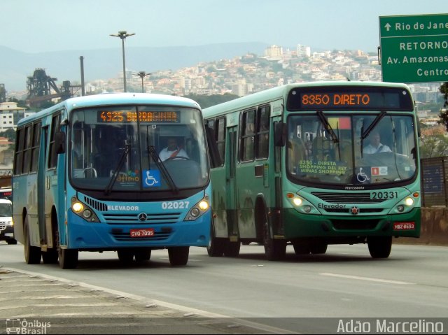 Vianel > Auto Viação Pioneira 02027 na cidade de Belo Horizonte, Minas Gerais, Brasil, por Adão Raimundo Marcelino. Número da foto: #5531088.