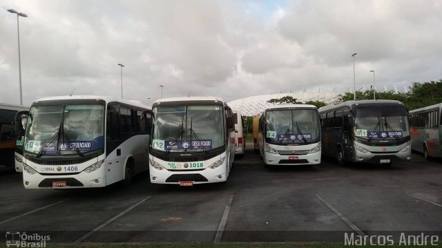 Ônibus Particulares 1018 na cidade de São Lourenço da Mata, Pernambuco, Brasil, por Matheus  Nascimento. ID da foto: 5529190.