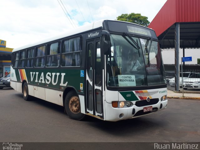 Viasul - Auto Viação Venâncio Aires 680 na cidade de Lajeado, Rio Grande do Sul, Brasil, por Ruan Martinez. ID da foto: 5530080.