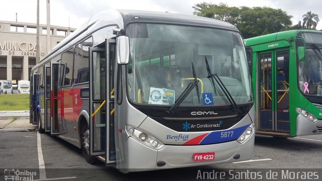 BBTT - Benfica Barueri Transporte e Turismo 5877 na cidade de São Paulo, São Paulo, Brasil, por Andre Santos de Moraes. Número da foto: #5530808.