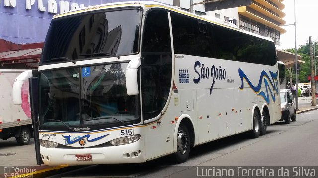 São João Turismo 515 na cidade de São Paulo, São Paulo, Brasil, por Luciano Ferreira da Silva. ID da foto: 5530979.