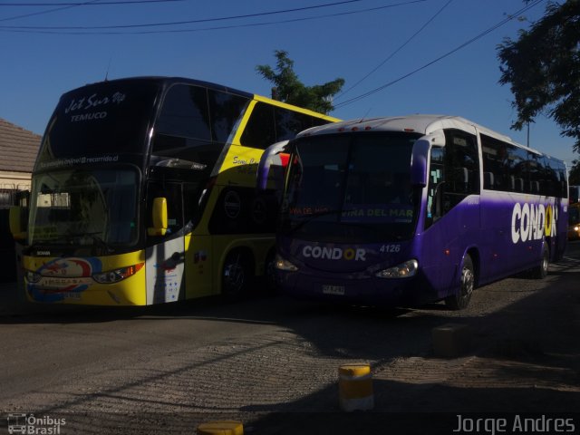 Condorbus 4126 na cidade de Santiago, Rio Grande do Sul, Brasil, por Jorgeandres Jorge Andres. ID da foto: 5532602.