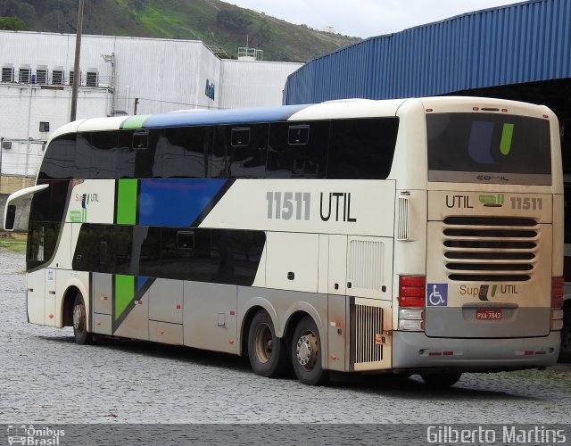 UTIL - União Transporte Interestadual de Luxo 11511 na cidade de Juiz de Fora, Minas Gerais, Brasil, por Gilberto Martins. Número da foto: #5532662.