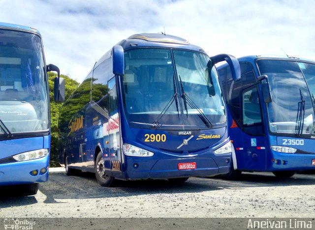 Empresas de Transportes Santana e São Paulo 2900 na cidade de Camaçari, Bahia, Brasil, por Aneivan Lima. ID da foto: 5533471.