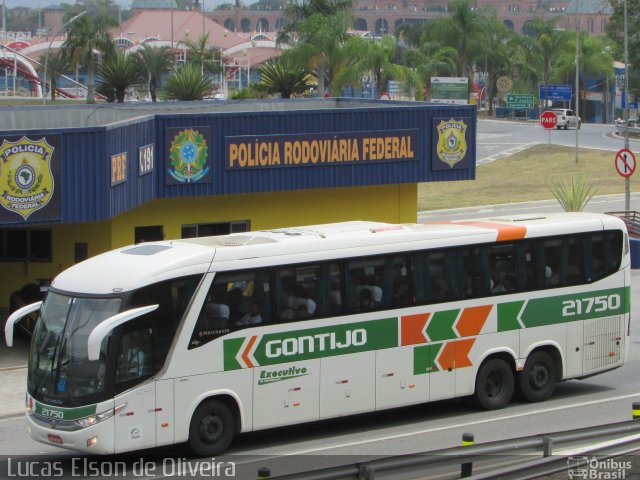 Empresa Gontijo de Transportes 21750 na cidade de Aparecida, São Paulo, Brasil, por Lucas Elson de Oliveira. Número da foto: #5534360.