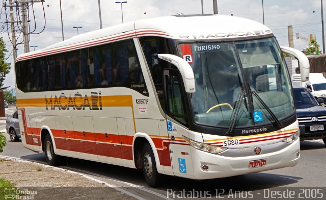 Auto Ônibus Macacari 5080 na cidade de São Paulo, São Paulo, Brasil, por Cristiano Soares da Silva. ID da foto: 5532414.