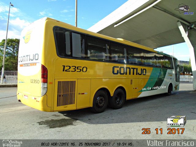 Empresa Gontijo de Transportes 12350 na cidade de Belo Horizonte, Minas Gerais, Brasil, por Valter Francisco. ID da foto: 5533009.