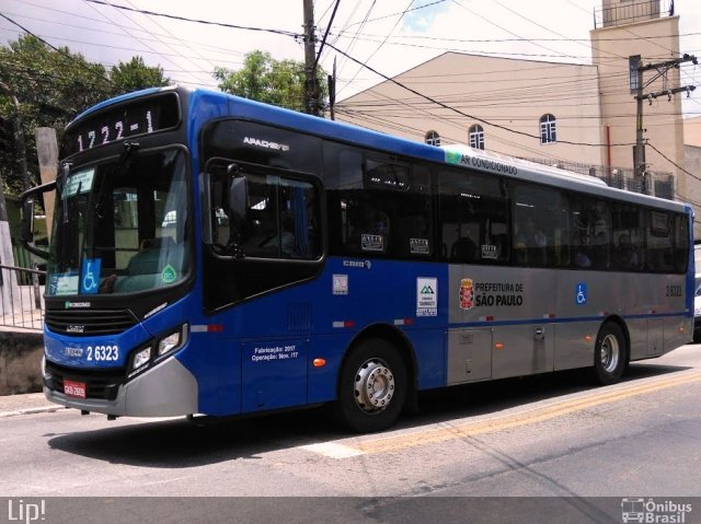 Transcooper > Norte Buss 2 6323 na cidade de São Paulo, São Paulo, Brasil, por Felipe Vitor Paixão Vieira. ID da foto: 5533032.