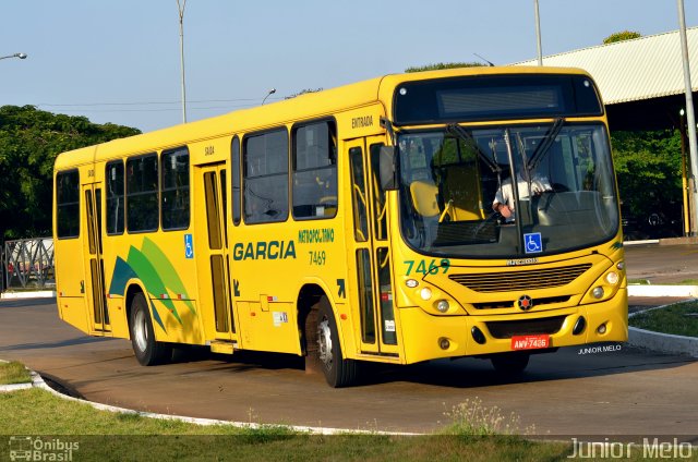 Viação Garcia 7469 na cidade de Maringá, Paraná, Brasil, por José Melo. ID da foto: 5536632.