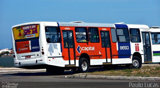 Capital Transportes 8650 na cidade de Aracaju, Sergipe, Brasil, por Paulo Lucas. ID da foto: 5536340.