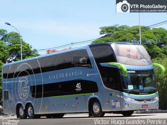 Viação Garcia 16174 na cidade de Maringá, Paraná, Brasil, por Victor Hugo Guedes Pereira. Número da foto: #5536205.