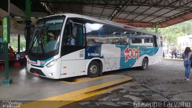 Auto Viação 1001 RJ 108.064 na cidade de Nova Friburgo, Rio de Janeiro, Brasil, por Giuseppe Carvalho. Número da foto: #5536274.