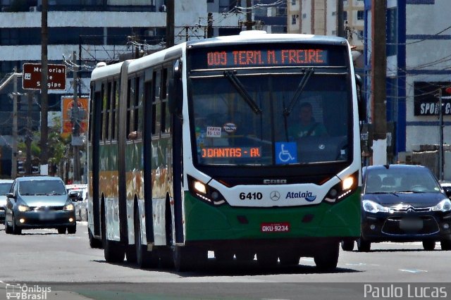 Viação Atalaia Transportes 6410 na cidade de Aracaju, Sergipe, Brasil, por Paulo Lucas. ID da foto: 5536316.