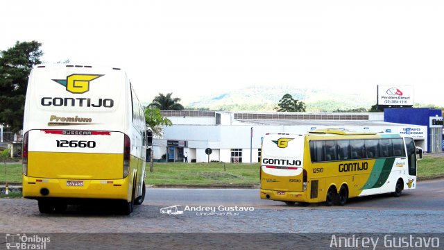Empresa Gontijo de Transportes 12660 na cidade de Perdões, Minas Gerais, Brasil, por Andrey Gustavo. Número da foto: #5537421.