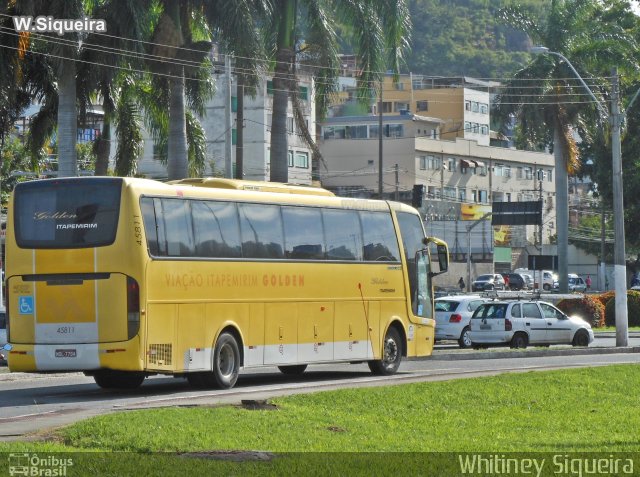 Viação Itapemirim 45811 na cidade de Vitória, Espírito Santo, Brasil, por Whitiney Siqueira. ID da foto: 5535439.