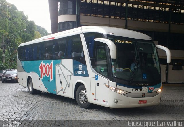 Auto Viação 1001 RJ 108.793 na cidade de Nova Friburgo, Rio de Janeiro, Brasil, por Giuseppe Carvalho. ID da foto: 5534938.